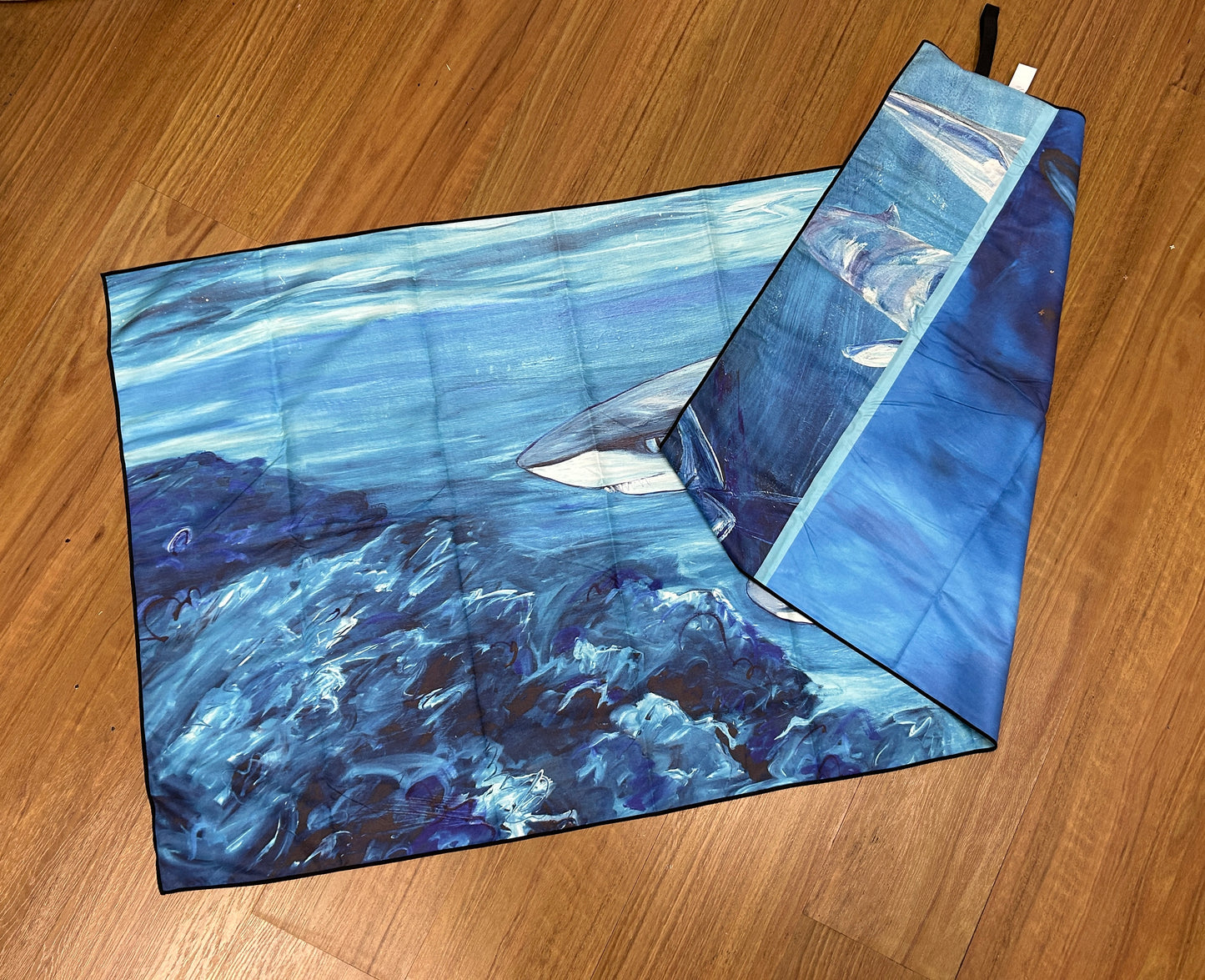 Minke Whale and Shark Microfibre QUICKDRY Towel