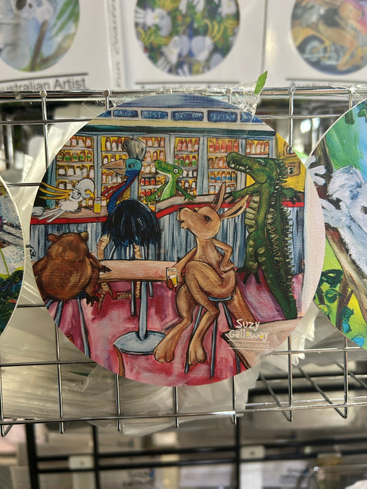 Animal bar coaster