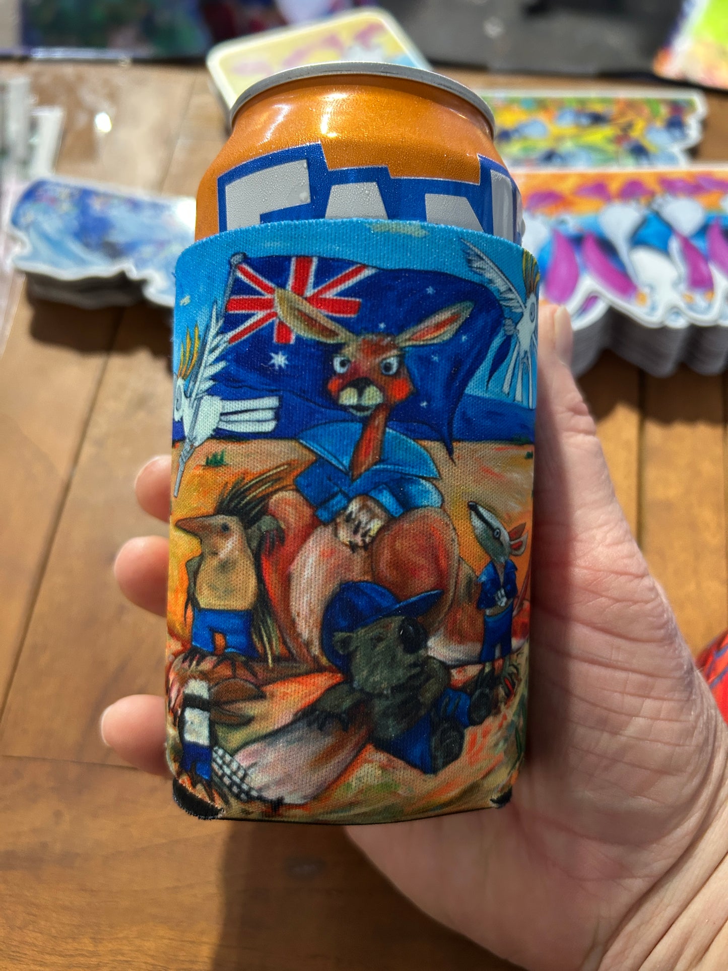 Aussie Flag Crew Stubby holder
