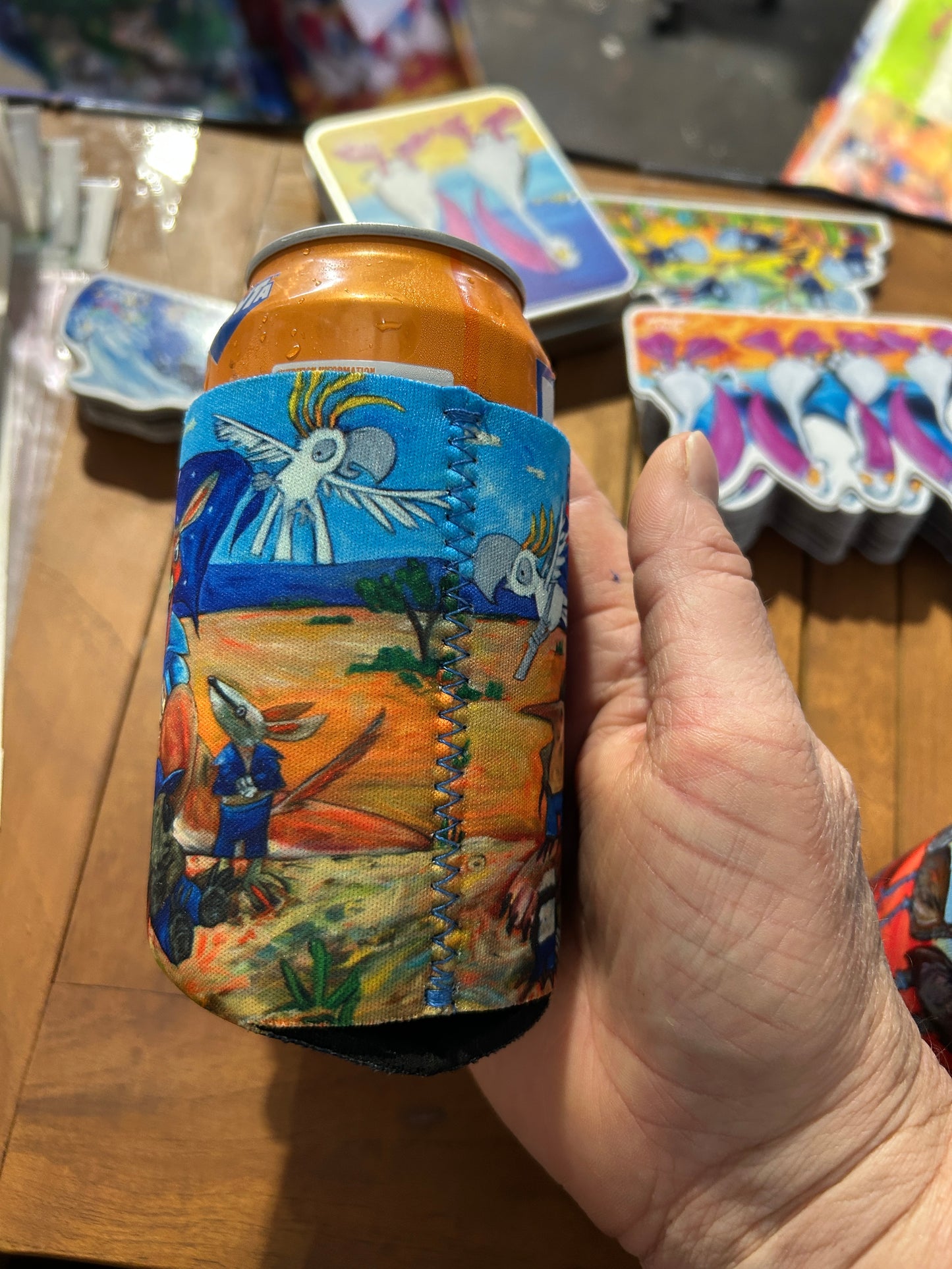 Aussie Flag Crew Stubby holder