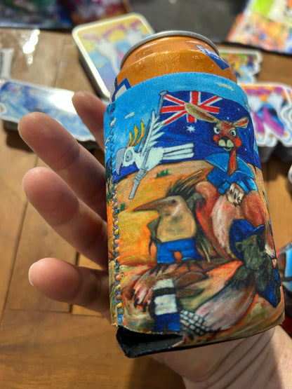 Aussie Flag Crew Stubby holder