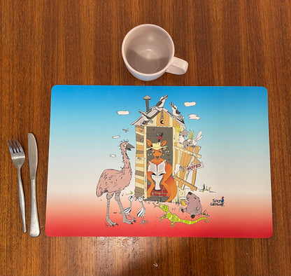 Outback Outhouse Placemat