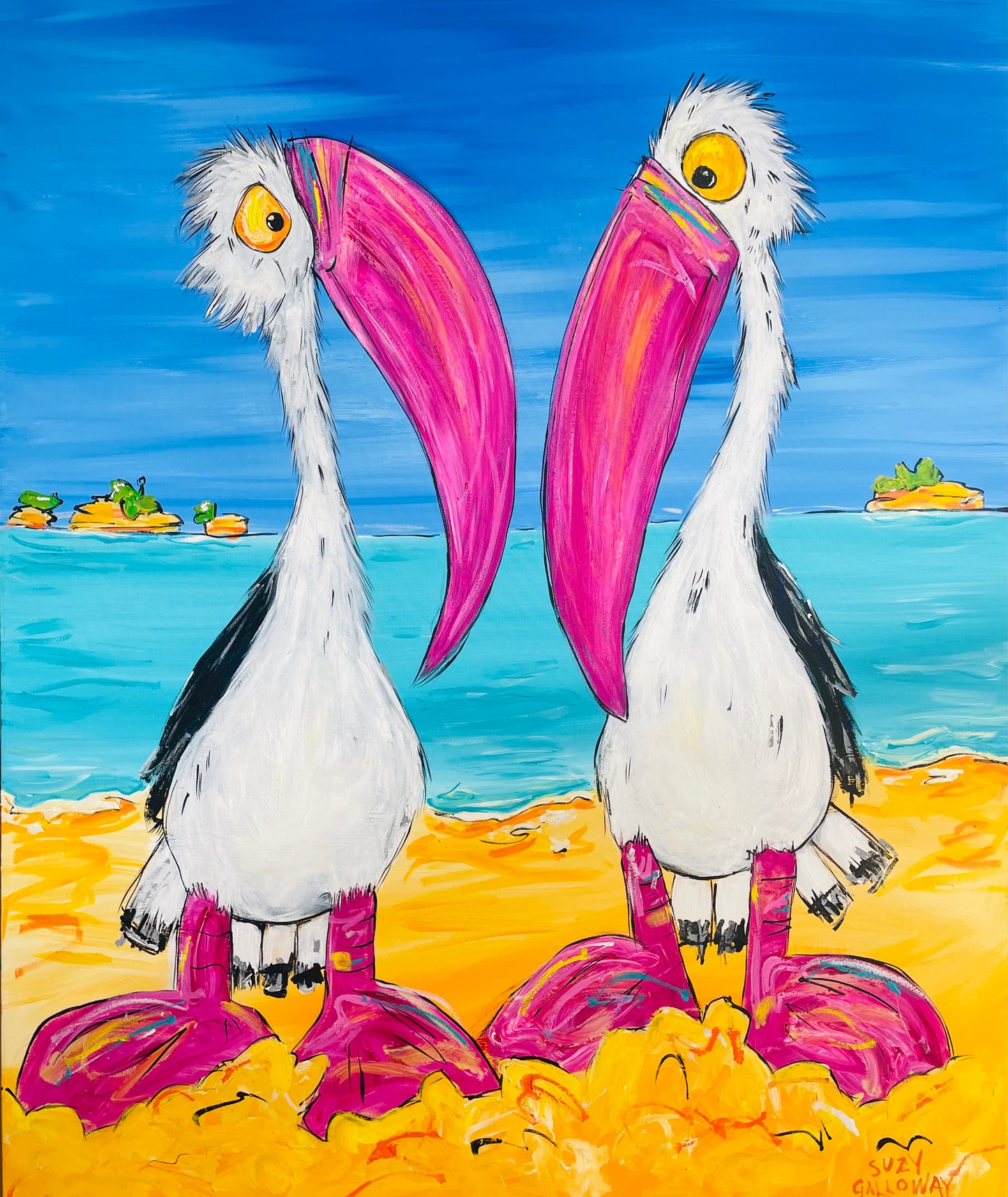 Pelican Talk Original Art